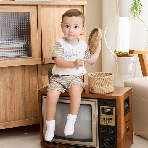 柏靈頓休閒短袖兔裝 (新澳代爾食毛布+澳爾棉布)