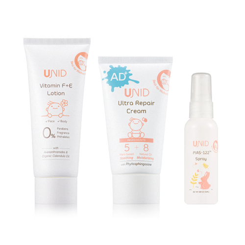 AD植萃舒緩修護霜100ml+F+E燕麥潤膚乳160ml