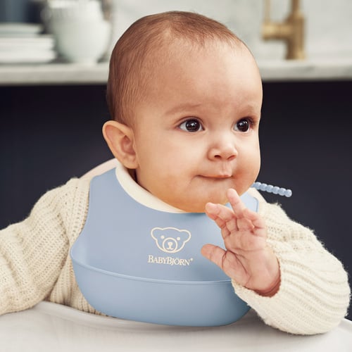 BabyBjörn 寶寶軟膠圍兜2入組 (3色選擇)
