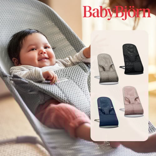 BABYBJORN Bliss柔軟透氣嬰兒搖椅