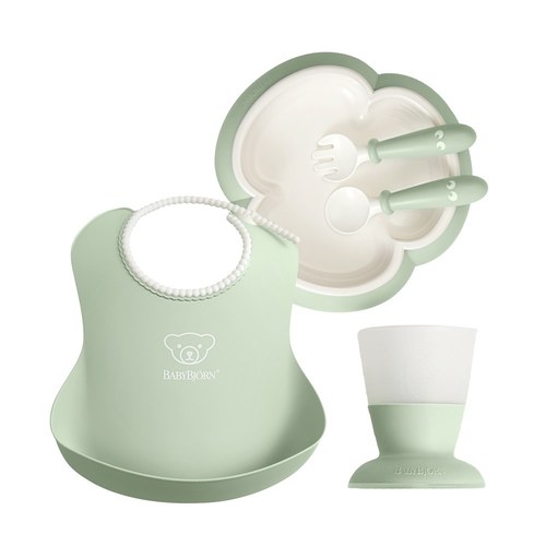 BABYBJÖRN 圍兜餐具禮盒 (5色選擇)