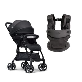 【萬元組合】savvy™ air 四合一嬰兒揹帶+fluri™ drift 橫輕巧x磁吸扣手推車