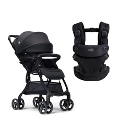 【萬元組合】savvy™ air 四合一嬰兒揹帶+fluri™ drift 橫輕巧x磁吸扣手推車