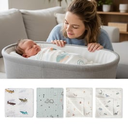 【網路限定】竹纖維紗布包巾 120x120cm