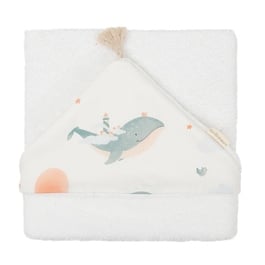 【網路獨家】竹纖維流蘇連帽浴巾禮盒 100x100cm