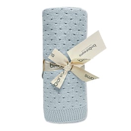 【網路限定】透氣純棉針織洞洞毯 75x90cm