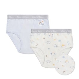 天空熊天絲男童三角褲-2入 (鋅纖維布+銀離子抗菌內襠)