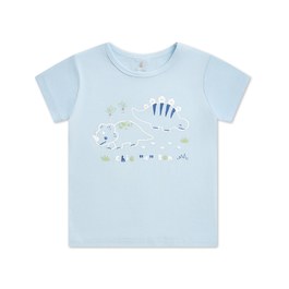 恐龍家族短袖圓領衫 (水晶紗)