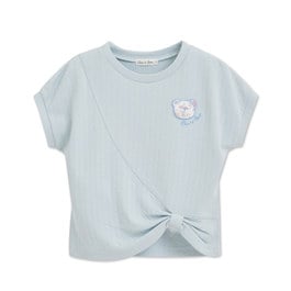 花蝶熊側綁蝴蝶結上衣