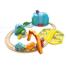德國Hape 恐龍世界火車軌道組
