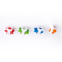 【網路限定】德國Hape 跨得瑞拉積木4件組