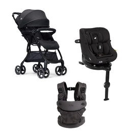 【超值組合】i-Pivot™ 360 0-4歲旋轉型汽座+savvy™ air 四合一嬰兒揹帶+fluri™ drift 橫輕巧x磁吸扣手推車