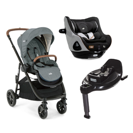 【超值組合】i-Base™ Encore 旋轉型底座+i-Harbour™ 0-4歲旋轉型汽座+versatrax™E 多功能三合一推車