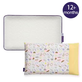 【組合優惠】Cleva Foam® 護頭型幼童枕(12M以上適用)+枕套