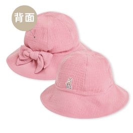 四季比得兔  蝴蝶結純棉紗布遮陽帽