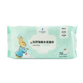 比得兔純水柔濕巾-70抽