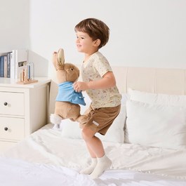 田園比得短袖套裝 (水晶紗布+抗UV吸排彈性布)