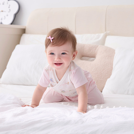 春日比得兩段式調節開襟包屁衣 (冰紗布)