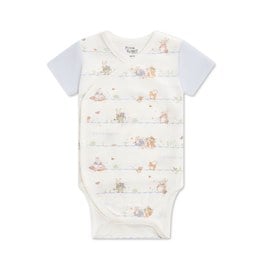 春日比得兩段式調節開襟包屁衣 (冰紗布)