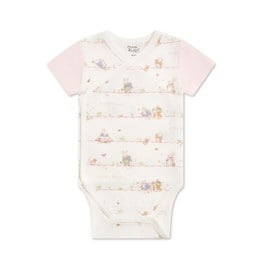 春日比得兩段式調節開襟包屁衣 (冰紗布)