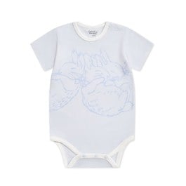 春日比得短袖側開包屁衣 (冰紗布)