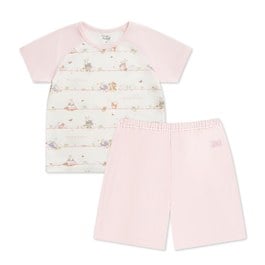 春日比得短袖圓領套裝 (冰紗布)