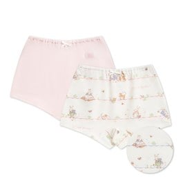 春日比得女童平口褲-2入 (銀離子抗菌內襠)