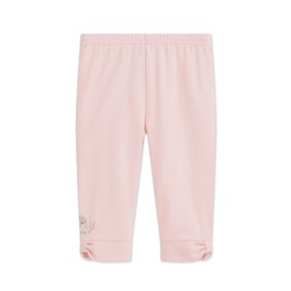 花語比得造型蝴蝶結抓皺七分褲 (吸濕排汗+抗UV)