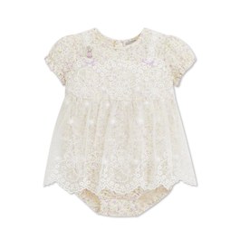 甜心比得蕾絲碎花短袖兔裝