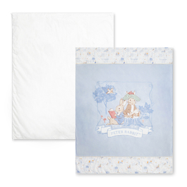 特級手工蠶絲被胎+悅讀比得兔冬夏兩用被 105x135cm