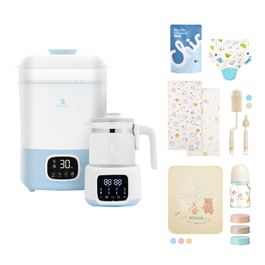 【哺育超值組】智能消毒鍋烘乾機+智能恆溫調乳器