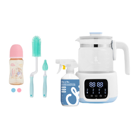 【調乳效率組】智能恆溫調乳器+鳳梨酵素奶瓶蔬果清潔噴霧