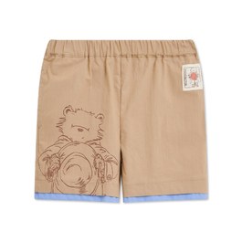 柏靈頓之旅手繪風休閒短褲