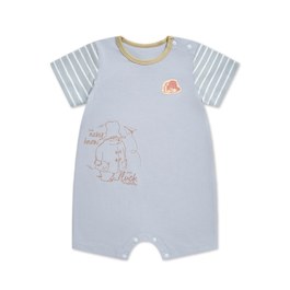 柏靈頓休閒短袖側開兔裝(針織布)