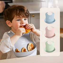 BABYBJÖRN 軟膠珠邊防屑圍兜 (4色選擇)