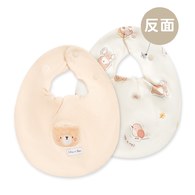 有機棉口水巾2入