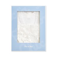 Chic a Bon 蕾絲優雅公主兔裝禮盒/連身衣3件組禮盒 (兔裝+頭巾+襪子)