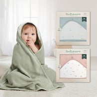 【網路獨家】竹纖維連帽掛勾浴巾禮盒 100x100cm