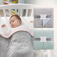 【網路限定】雙面安撫豆毯禮盒 80x110cm