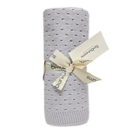 【網路限定】透氣純棉針織洞洞毯 75x90cm