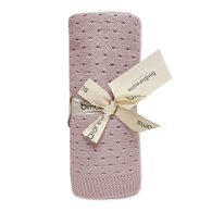 【網路限定】透氣純棉針織洞洞毯 75x90cm