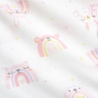 彩虹兔兩段式調節肚衣兔裝 (鋅纖維布)