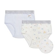 天空熊天絲男童三角褲-2入 (鋅纖維布+銀離子抗菌內襠)