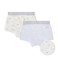 天空熊天絲男童平口褲-2入 (鋅纖維布+銀離子抗菌內襠)