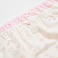 萌兔廚房天絲女童三角褲-2入 (鋅纖維布+銀離子抗菌內襠)