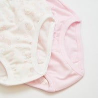 萌兔廚房天絲女童三角褲-2入 (鋅纖維布+銀離子抗菌內襠)