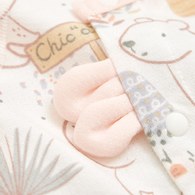 小熊牧場肚衣蝴蝶兔裝(天絲洞感緹花布)