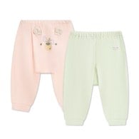 小熊牧場嬰兒長褲 (天絲洞感緹花布)