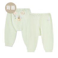 小熊牧場嬰兒長褲 (天絲洞感緹花布)