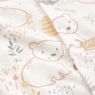 小熊牧場長袍妙妙裝 (天絲洞感緹花布)